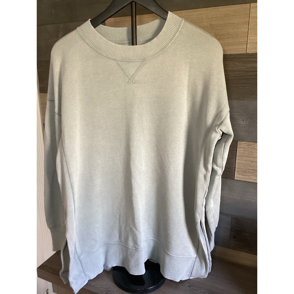 Aerie Crewneck Woman's Size Small Sweatshirt Oversized,comfortable Fit Lite Blue